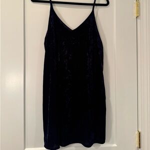 🦋NAVY VELVET DRESS🦋